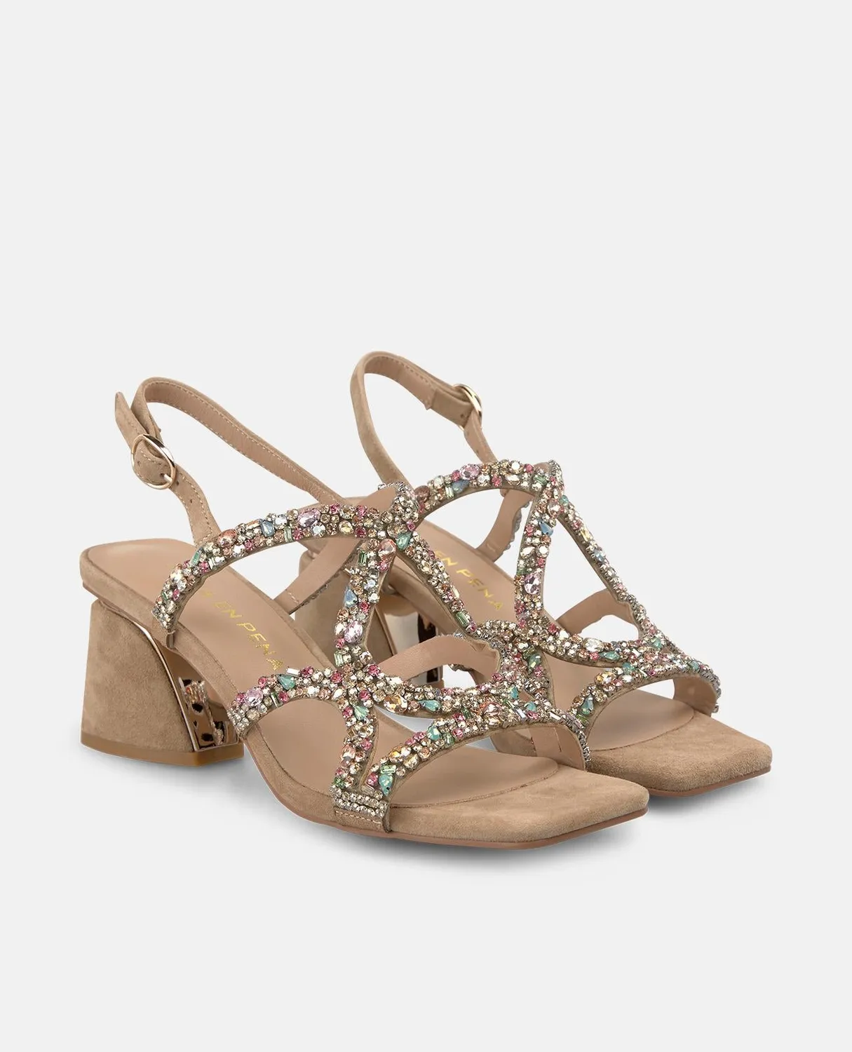 Alma en Pena V263001 sandales sable talon 6 cm