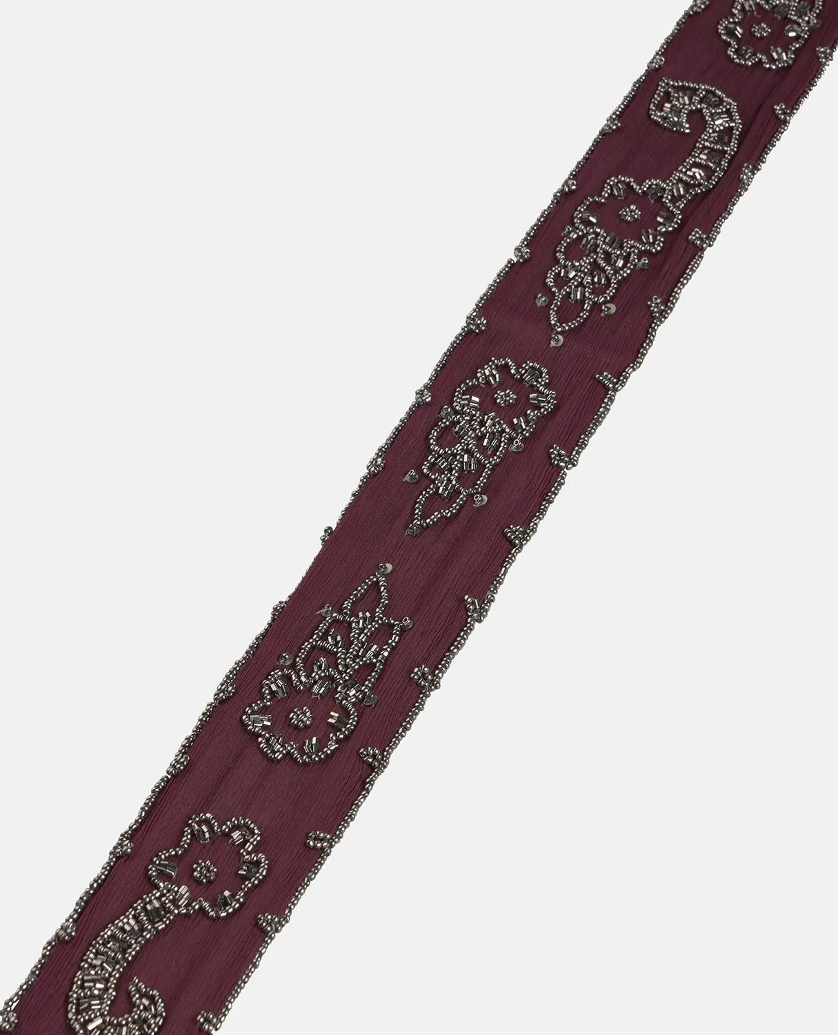 Alma en Pena I25AC101 foulard bordeaux 6x200 cm