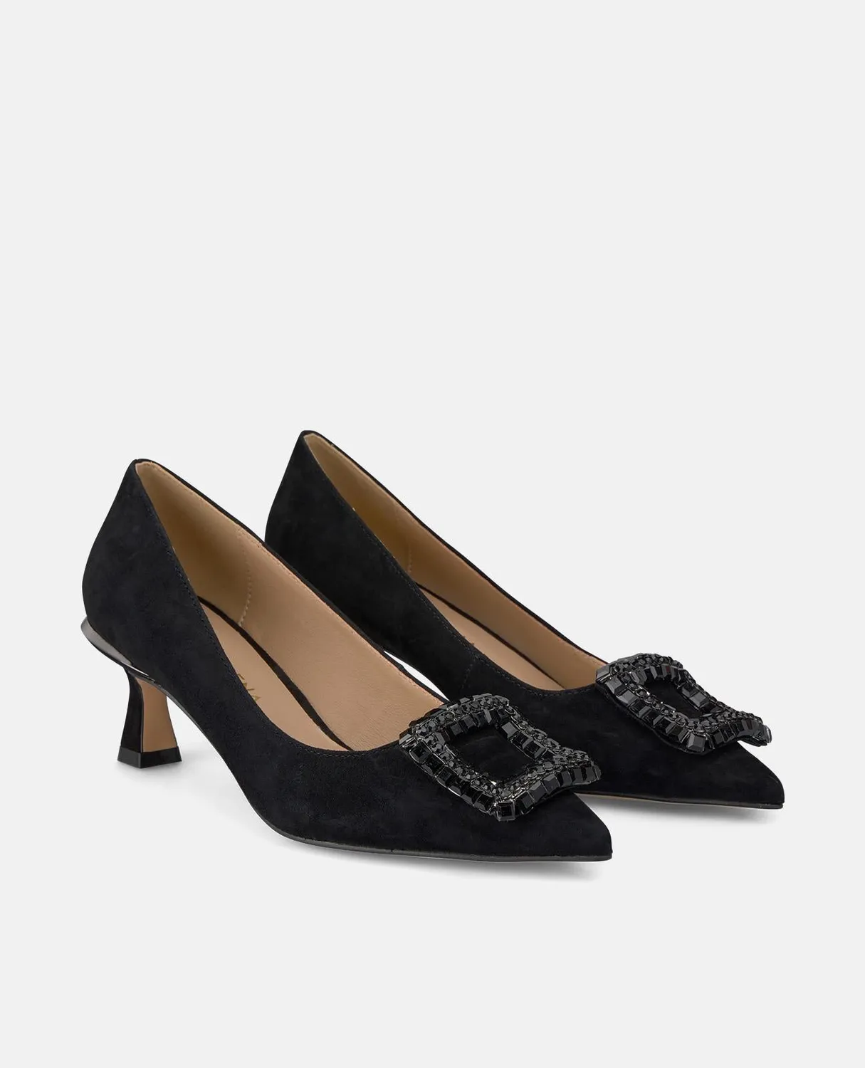 Alma en Pena I250504 escarpins noir strass talon 6 cm
