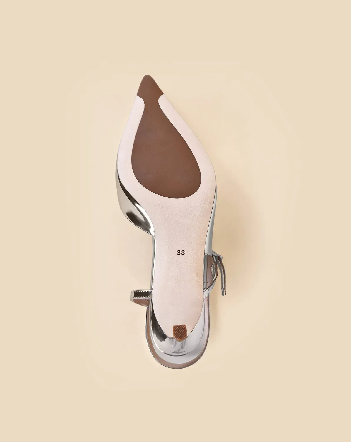 Mi/Mai Emy Silver Mirror escarpins argenté miroir