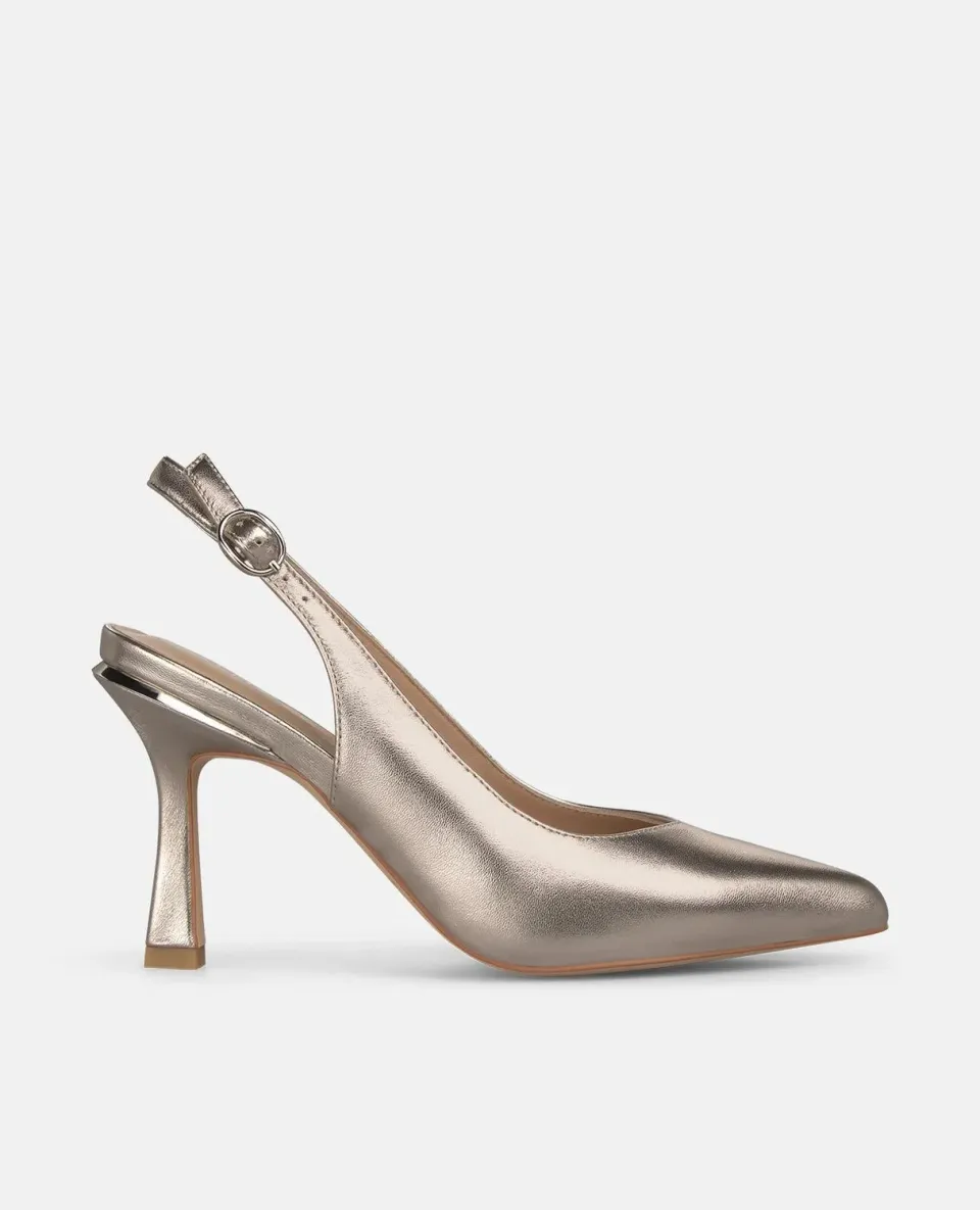 Alma en Pena V261800 escarpins bronze cuir talon 9 cm
