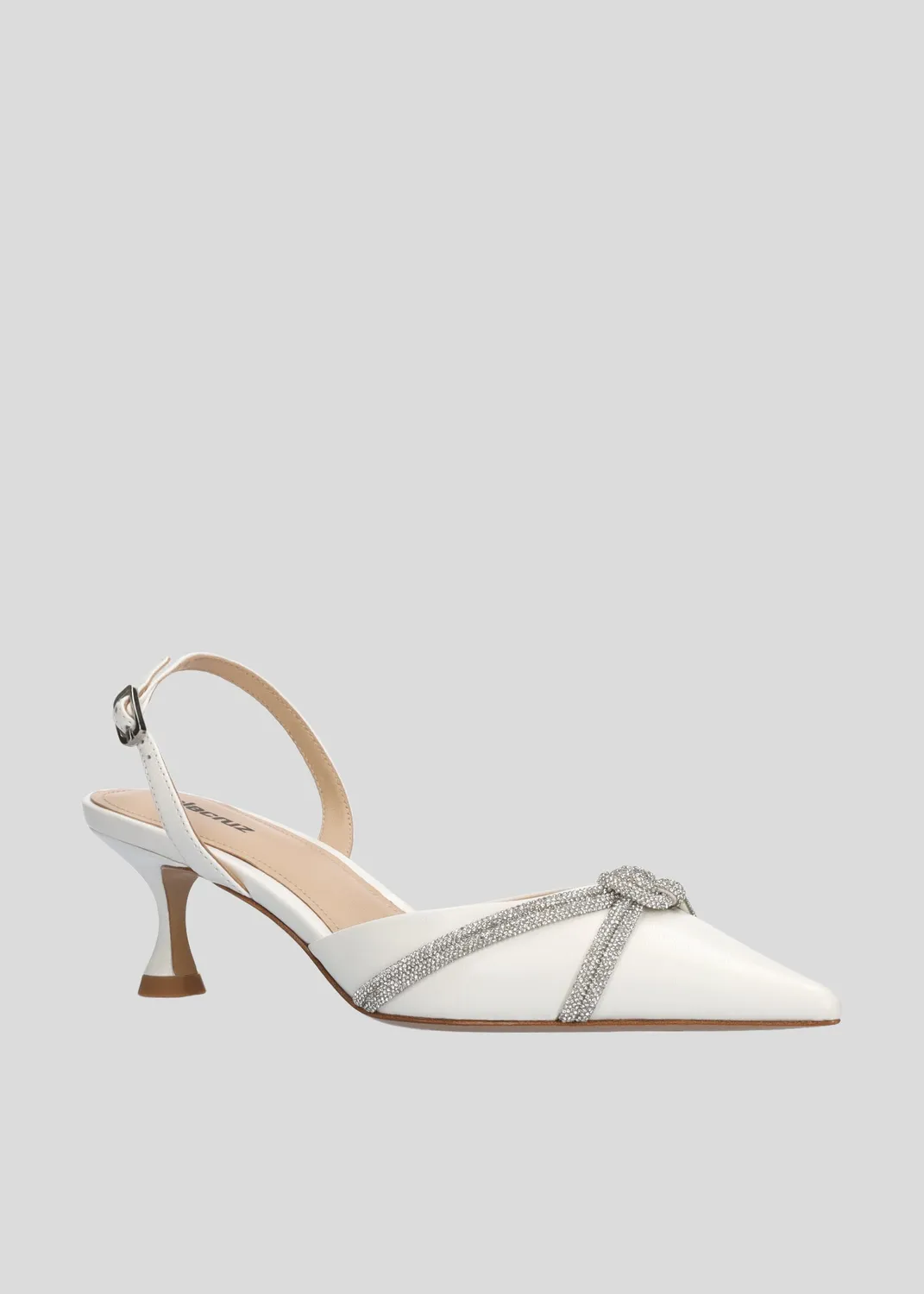 Lola Cruz Alice Pump escarpins blanc classique