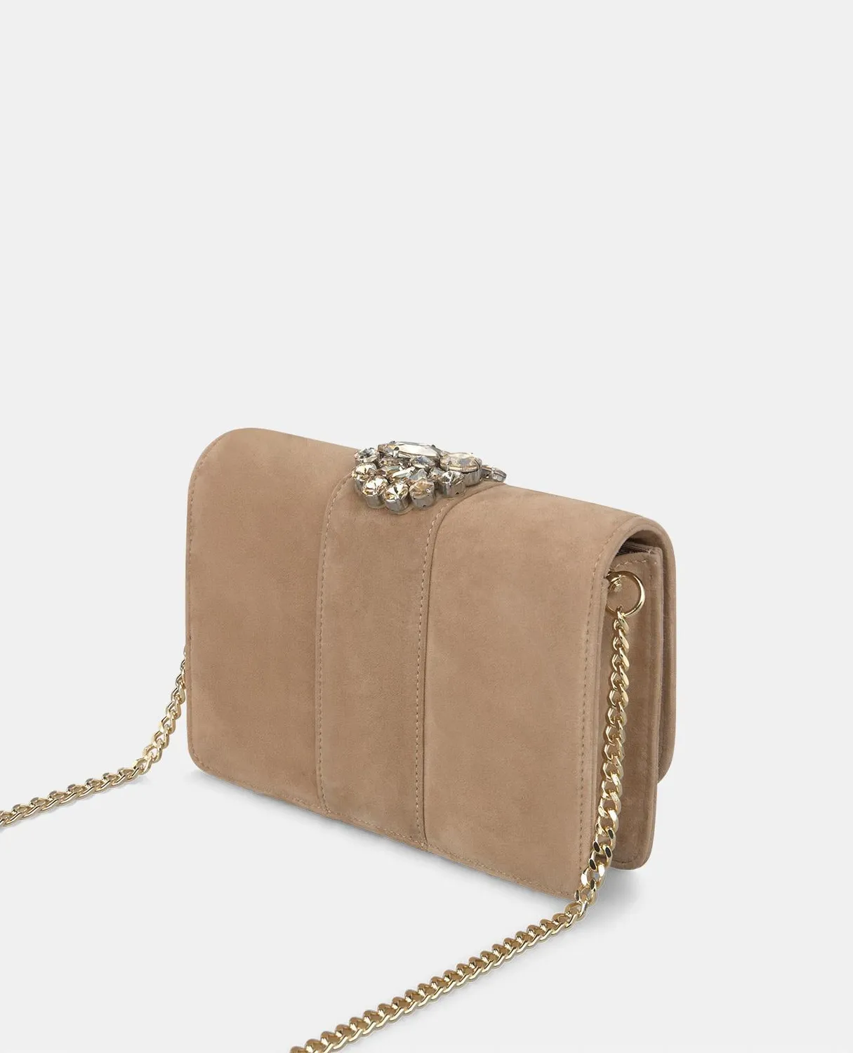 Alma en Pena V25BG5041 sac bandoulière sable cuir chaîne