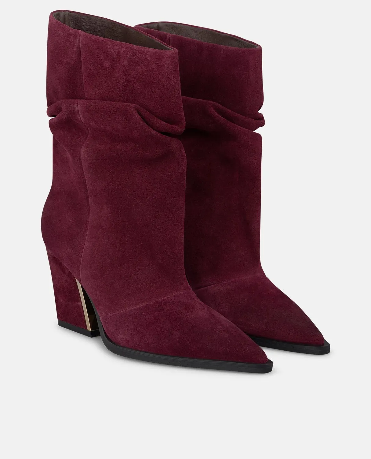 Alma en Pena I260756 bottines bordeaux daim talon 4cm