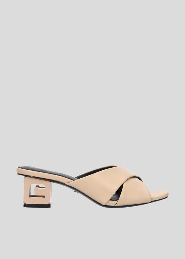 Lola Cruz Charlotte Mule 45 mules beige