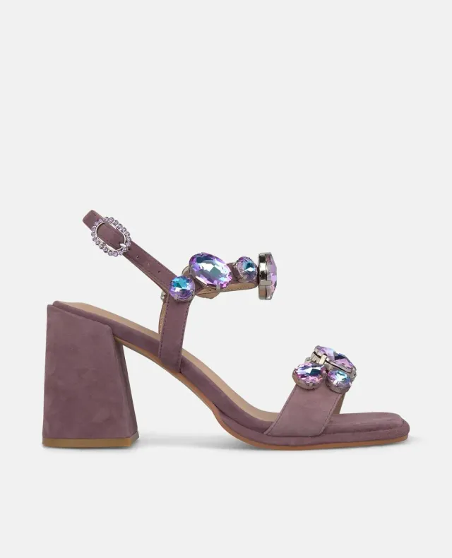 Alma en Pena V262503 sandales lavande 9 cm cuir