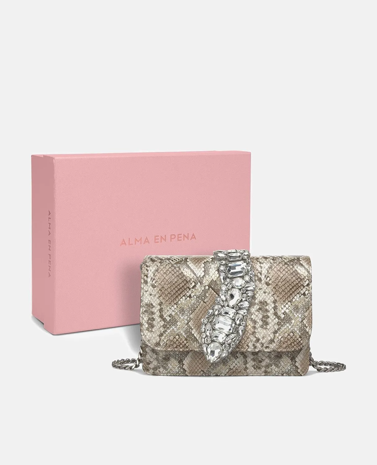 Alma en Pena BG104 sac bandoulière cuir vison