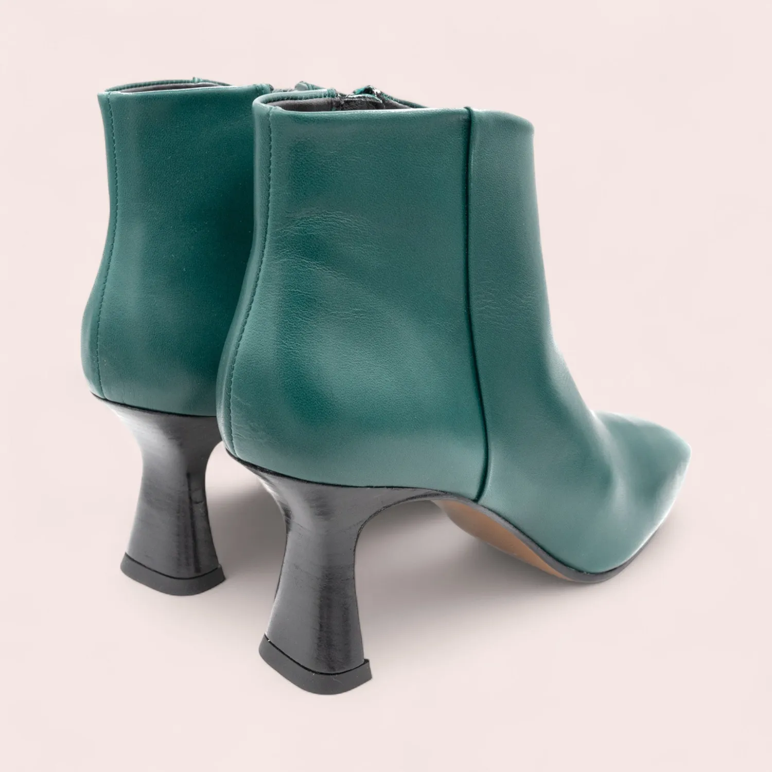 Karine Arabian Borough bottines bleu canard 38 talon 70mm