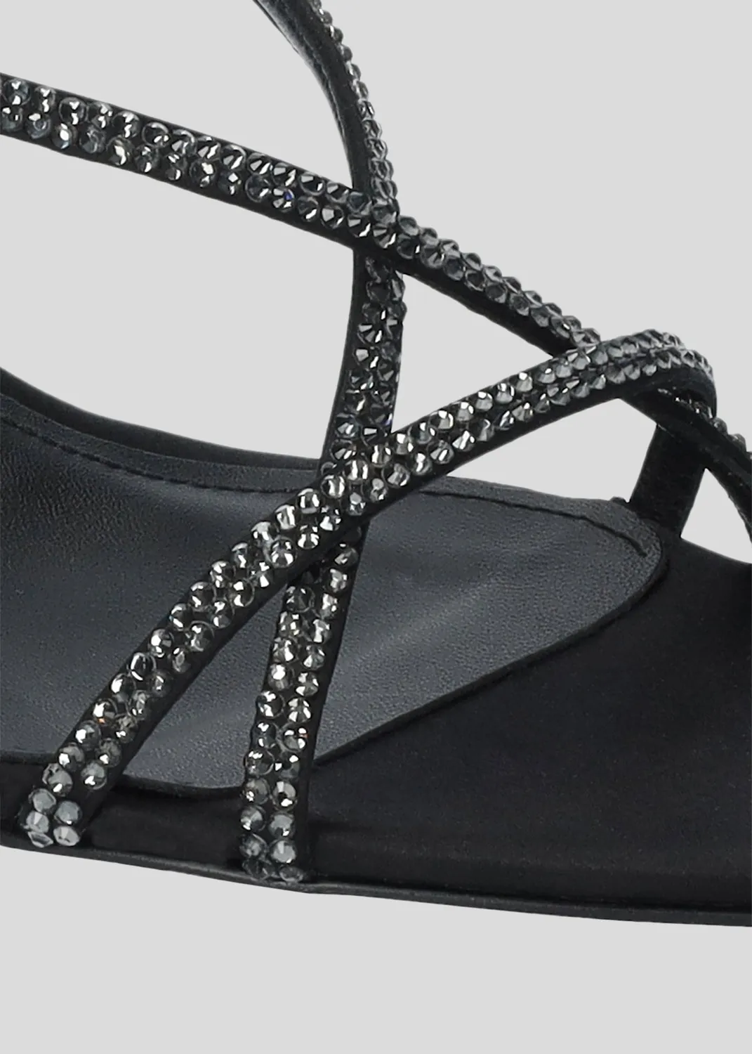 Lola Cruz Liberty 55 sandales à talon noir