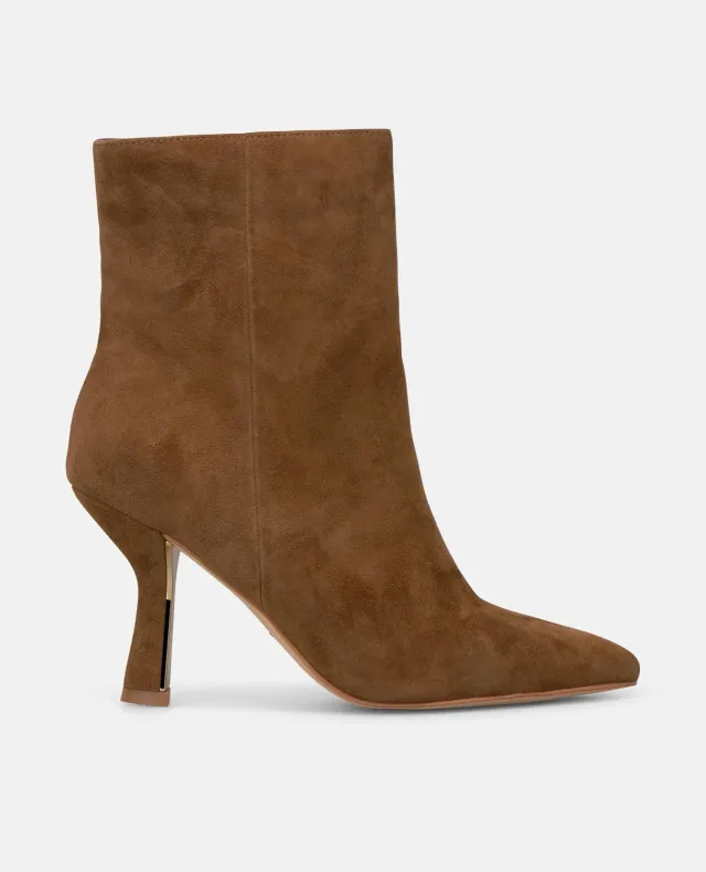 Alma en Pena I260401 bottines daim camel talon 8,5 cm
