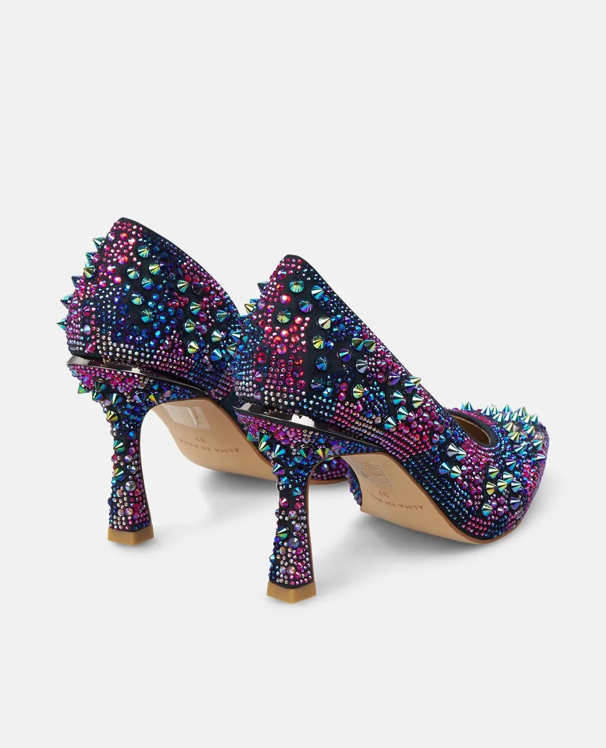 Alma en Pena I250414 escarpins talon fin 9 cm bleu