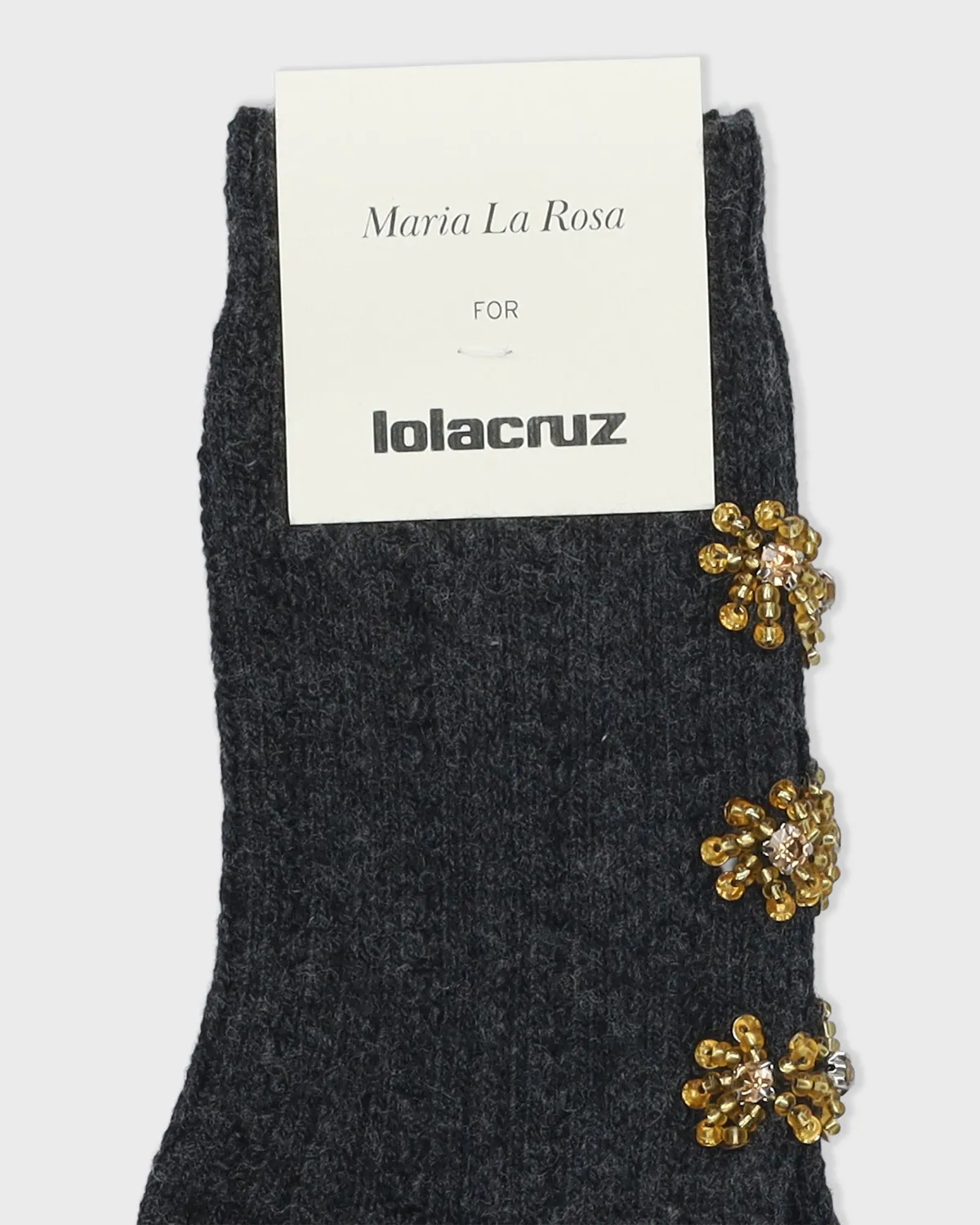 Lola Cruz Bijoux chaussettes en soie