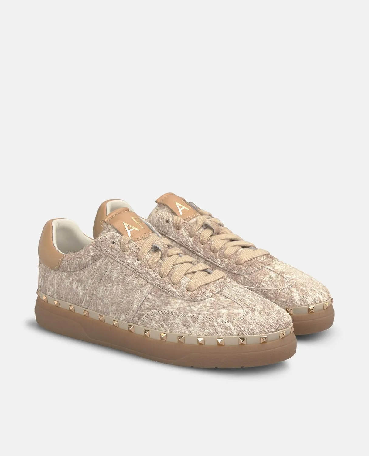 Alma en Pena I261108 sneakers beige poil cuir