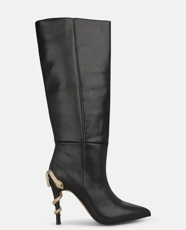 Alma en Pena I260410C bottes noir napa talon 10 cm