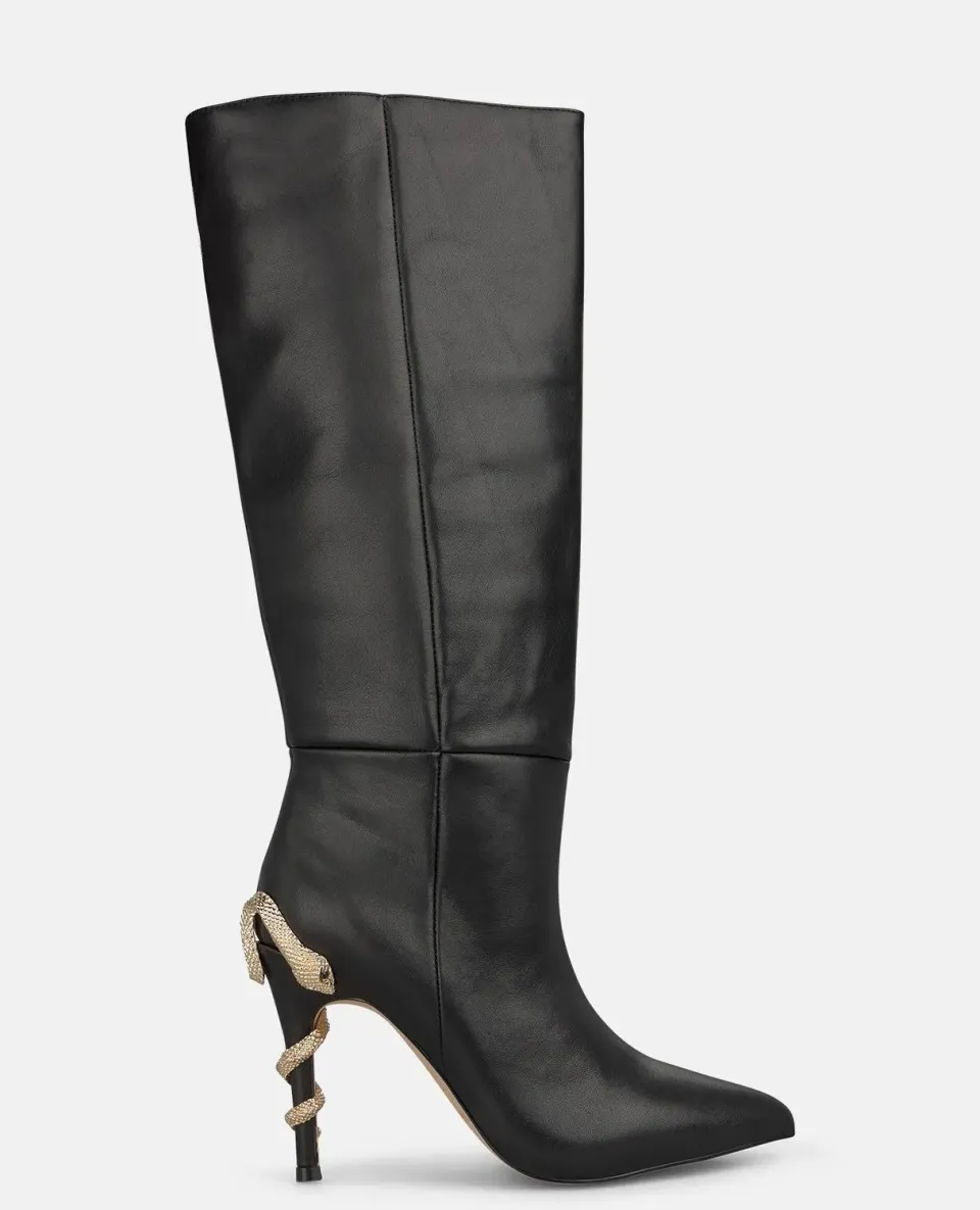 Alma en Pena I260410C bottes noir napa talon 10 cm