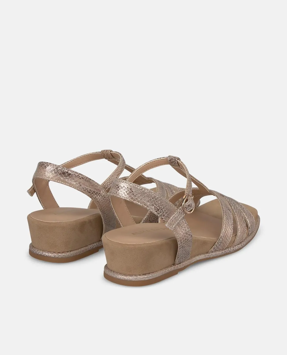 Alma en Pena V2651411 sandales compensées camel strass