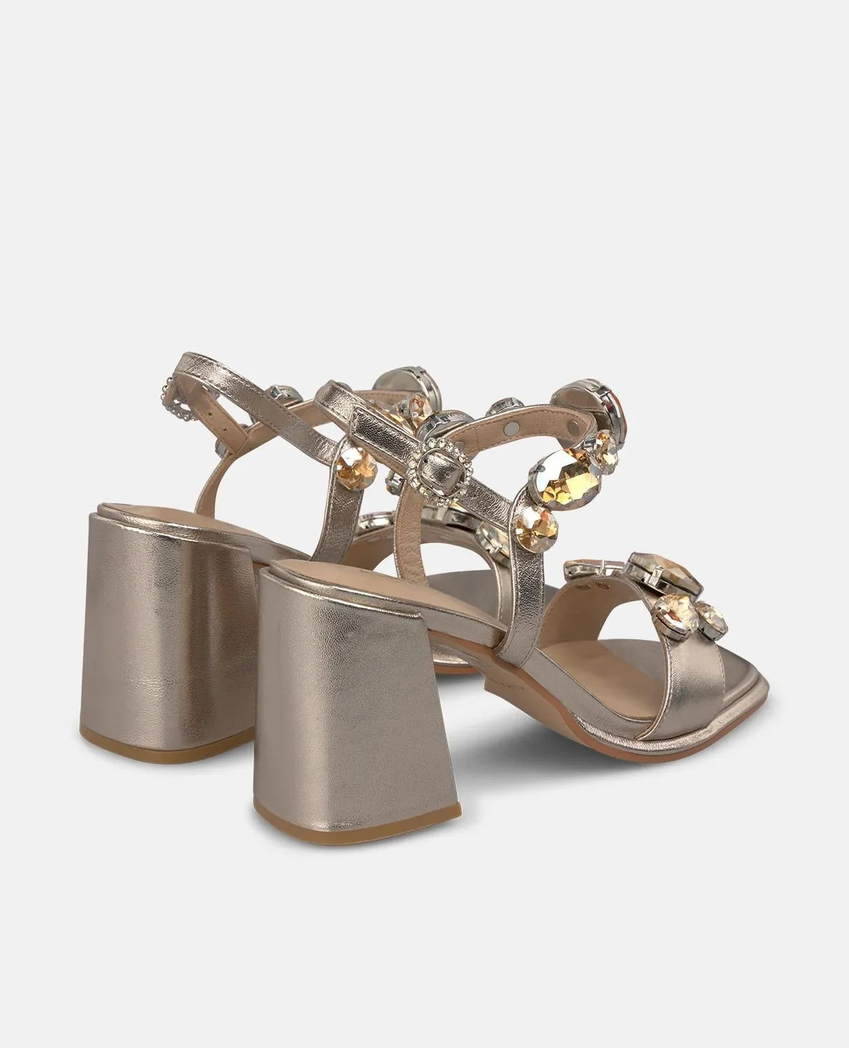 Alma en Pena V262503 sandales bronze pierres 9 cm