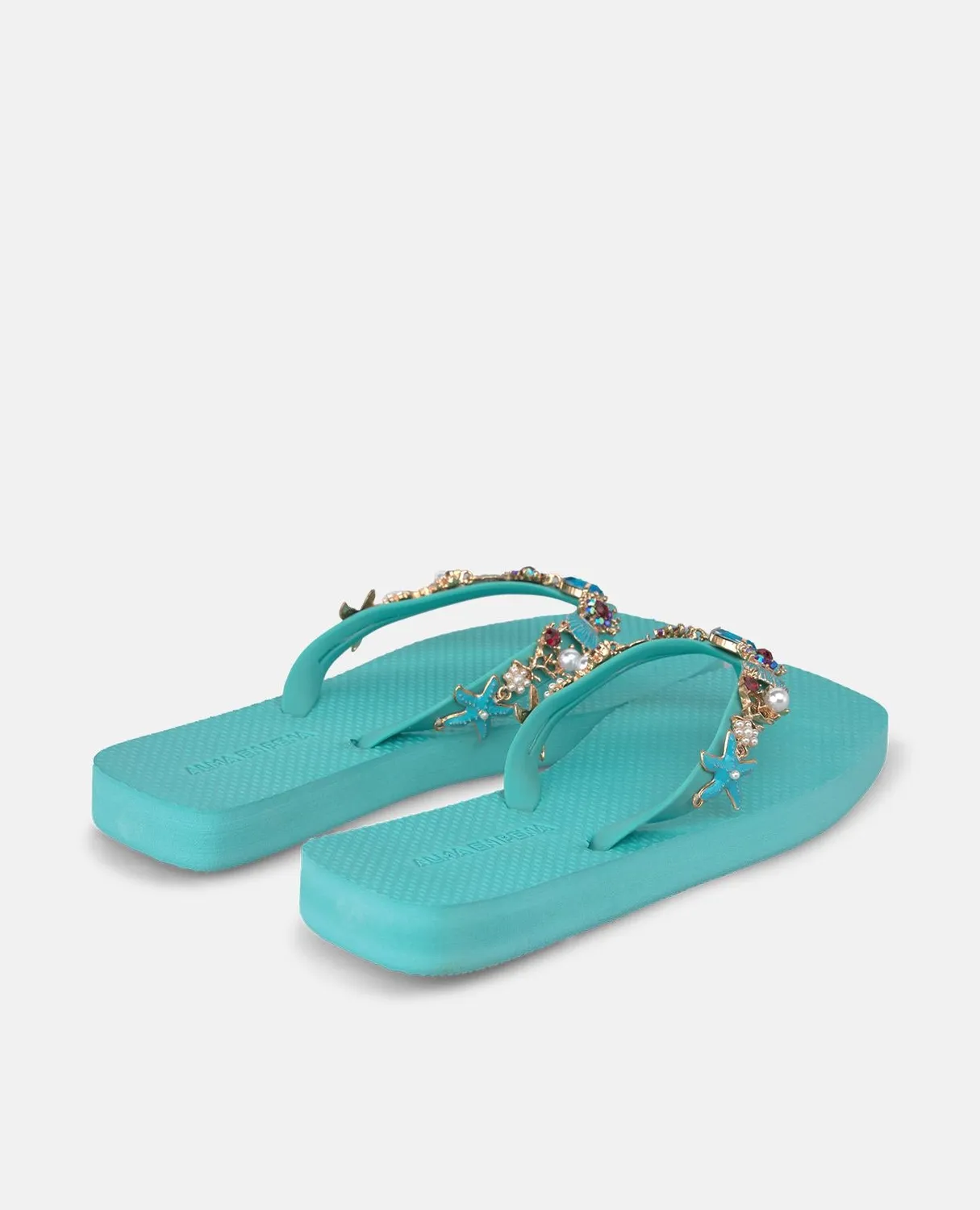 Alma en Pena V269007 tongs turquoise 2 cm