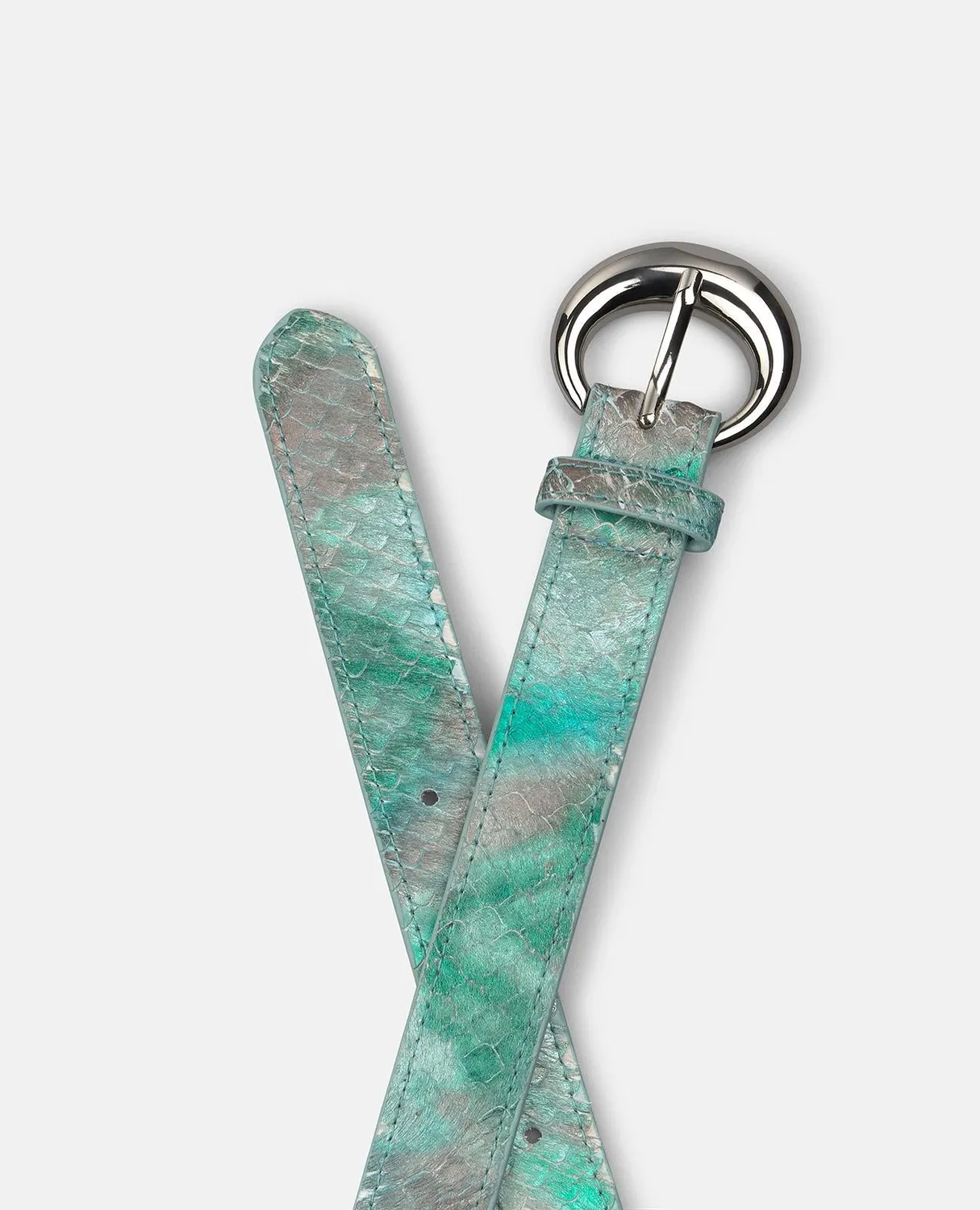 Alma en Pena V26CT019 ceinture bleue cuir