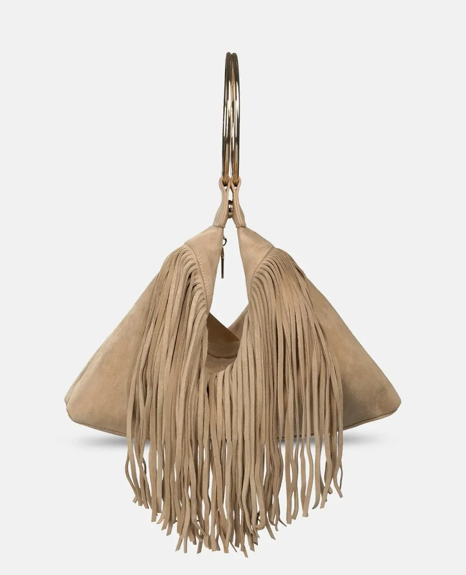 Alma en Pena V26BG067 sac seau cuir sable