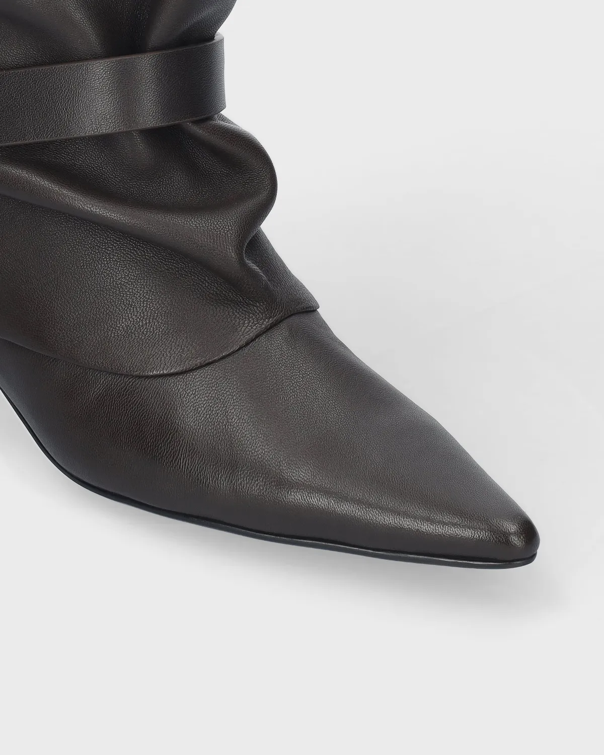 Lola Cruz Hyacinth bottines marron talon 3,5 cm