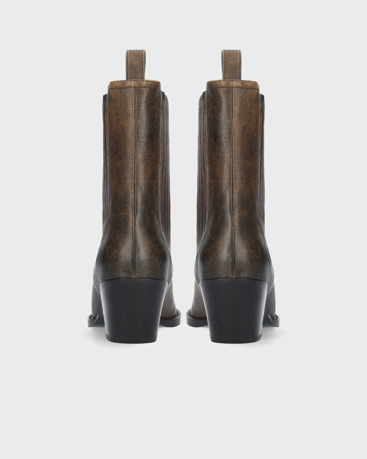 Lola Cruz Solenne 60 bottines chocolat talon 6 cm