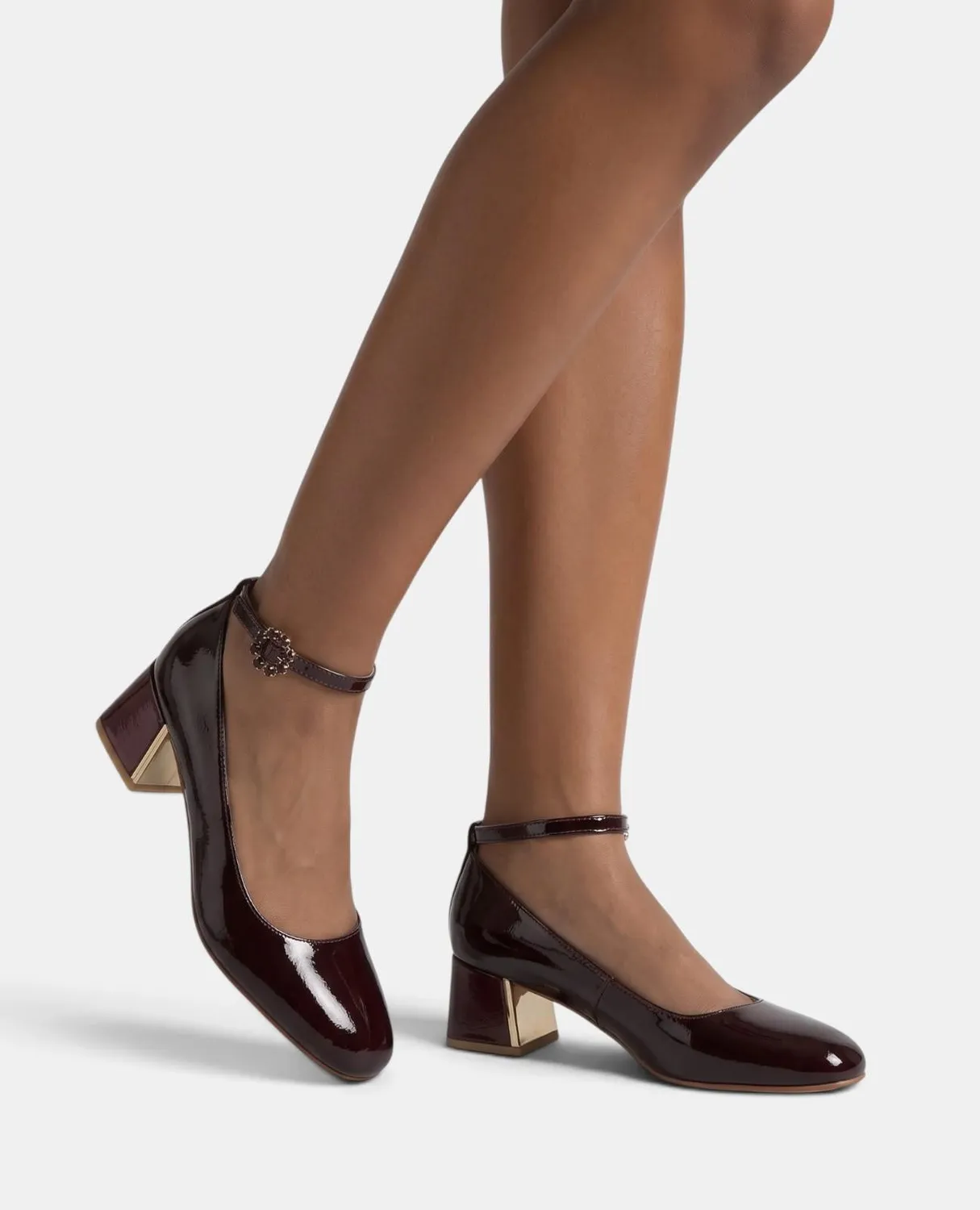Alma en Pena I260154 escarpins vernis bordeaux 5,5 cm