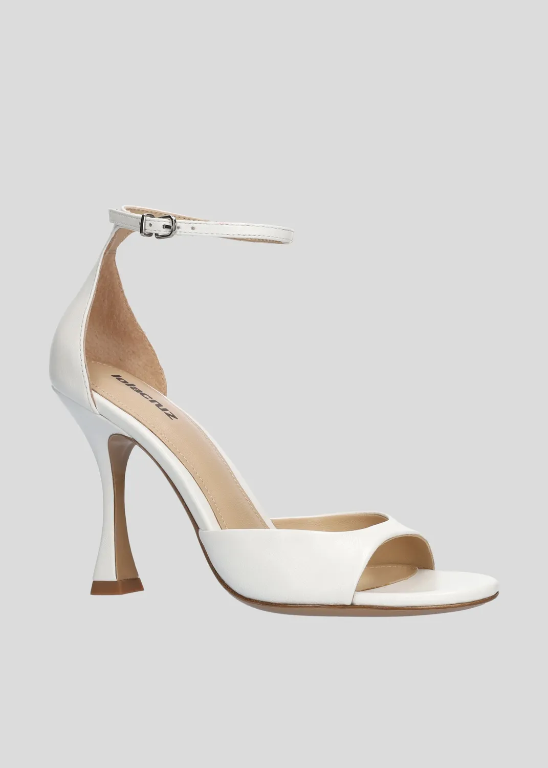 Lola Cruz Kumala Sandals 95 sandales blanc talon 9,5 cm
