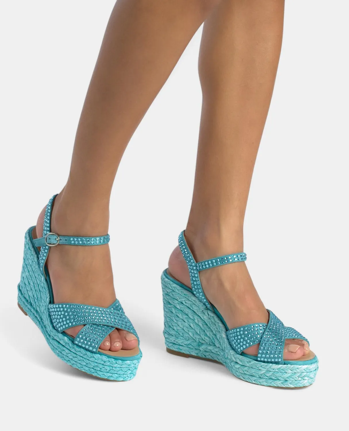 Alma en Pena V2551003 compensées 9,8 cm turquoise
