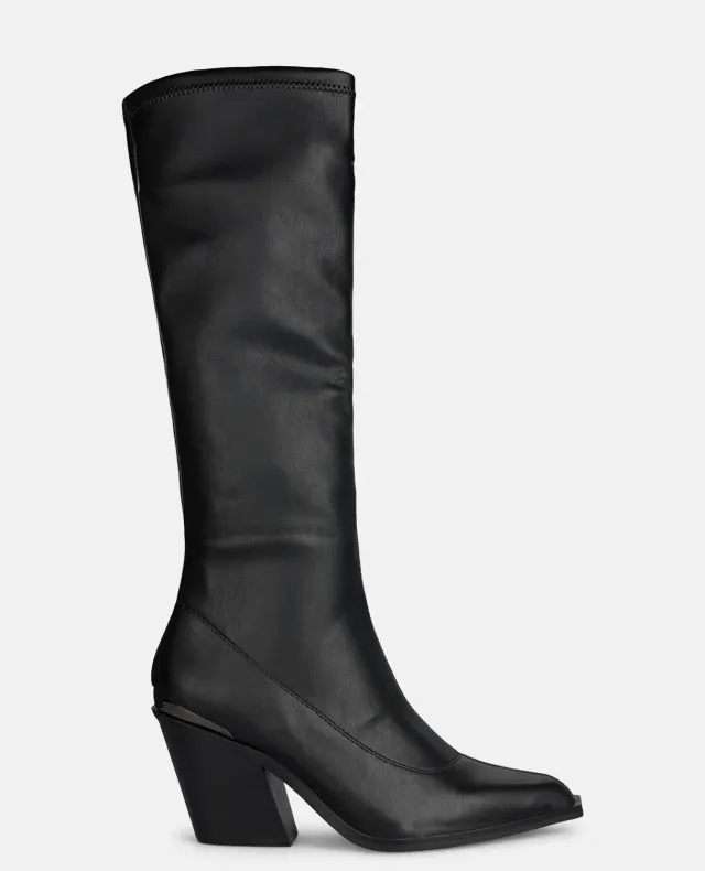 Alma en Pena I2652611C botte haute noire 8 cm