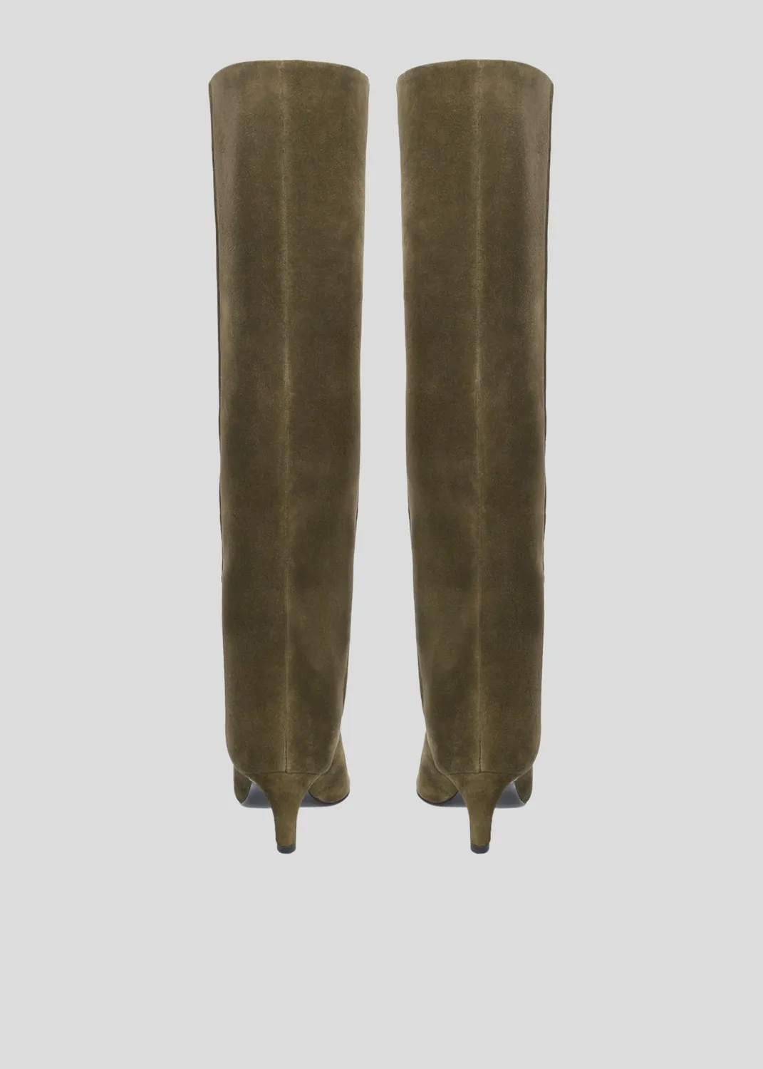 Lola Cruz Elizabeth 55 bottines kaki talon 5,5 cm