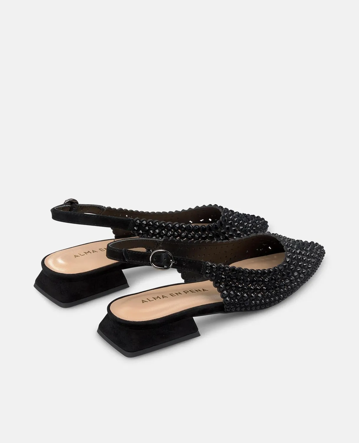 Alma en Pena V250488 chaussures noires plates