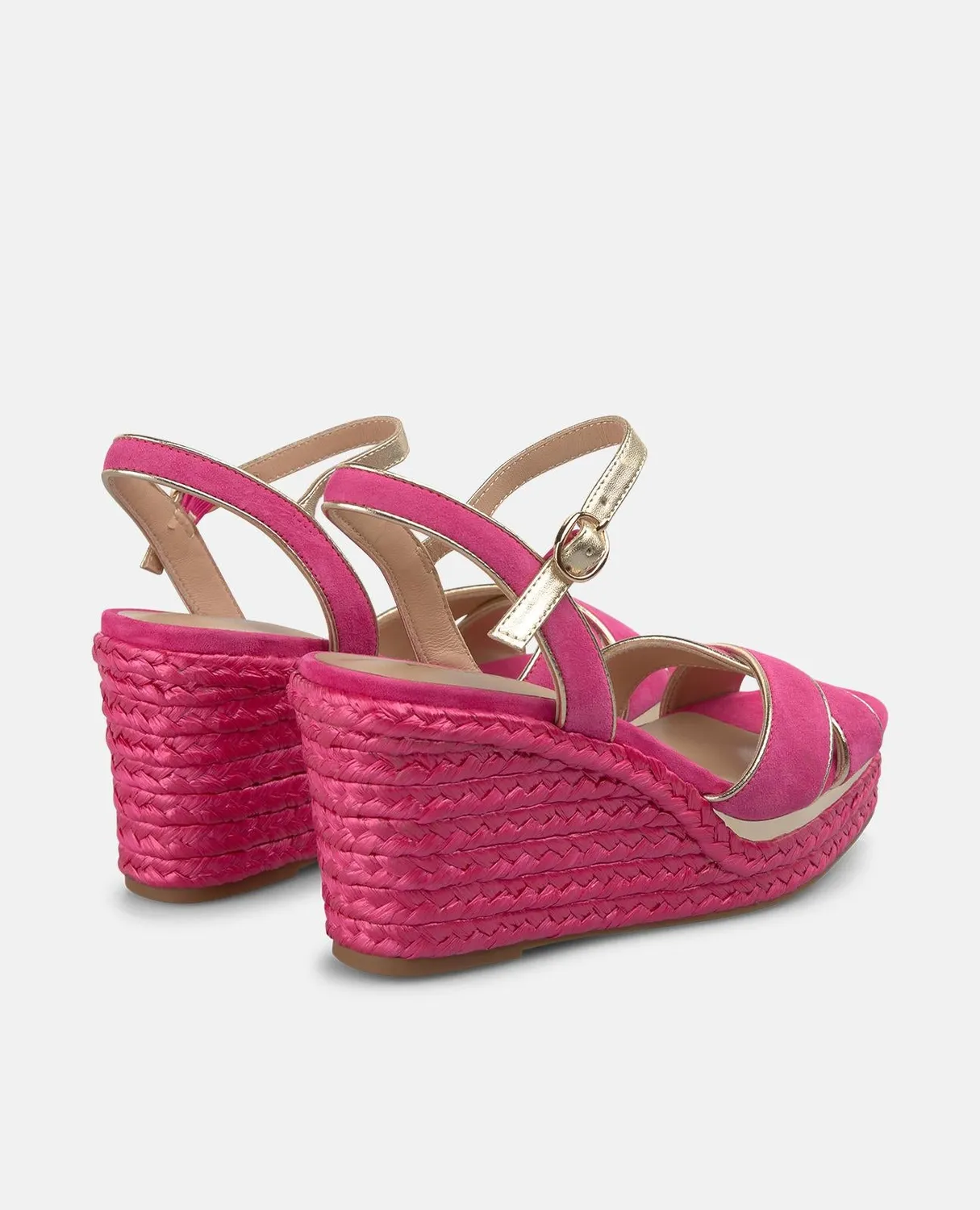 Alma en Pena V266001 sandales compensées fuchsia 9,5 cm