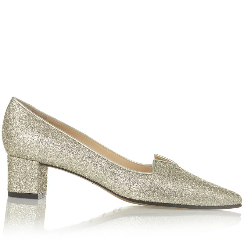 Bégum Paris Versailles escarpins champagne 4 cm