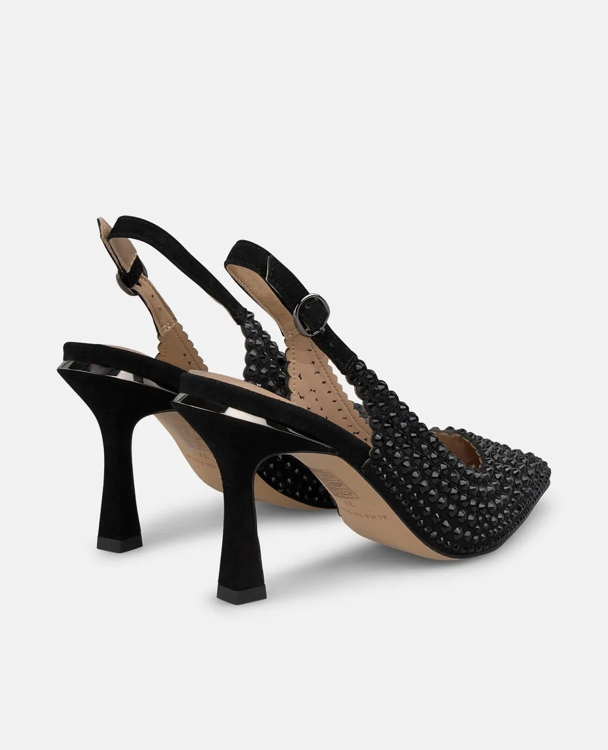 Alma en Pena I250408 escarpin noir strass talon 9cm