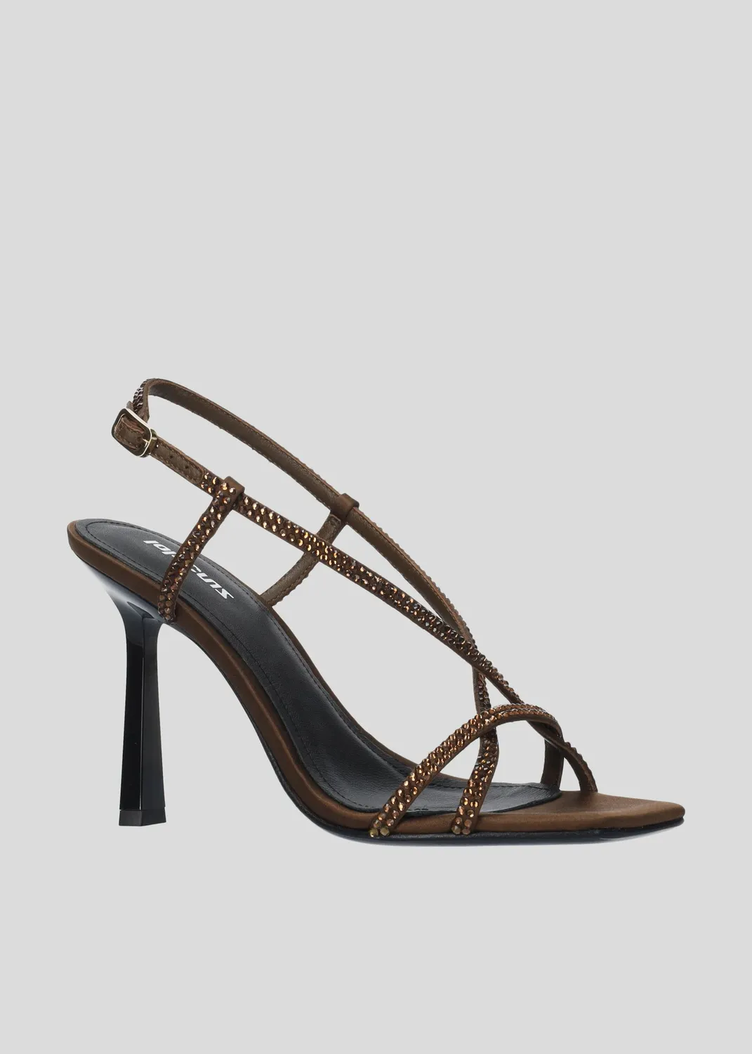 Lola Cruz Liberty 85 sandales à talon marron 8,5 cm