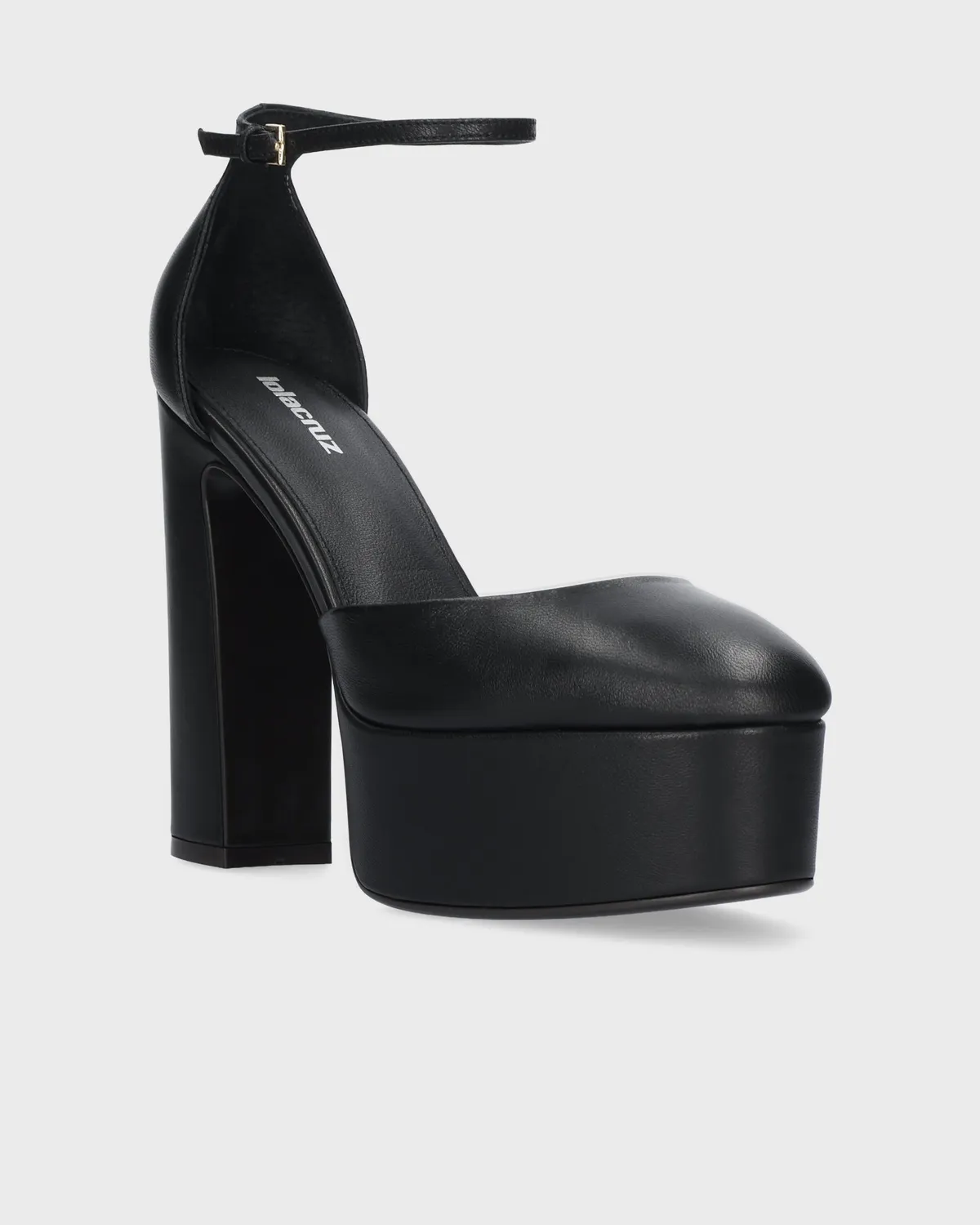 Lola Cruz Mencia Platforms 130 escarpins noirs plateforme