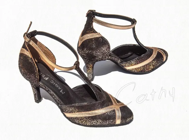 Magic Feet Cathy chaussures danse tango cuir