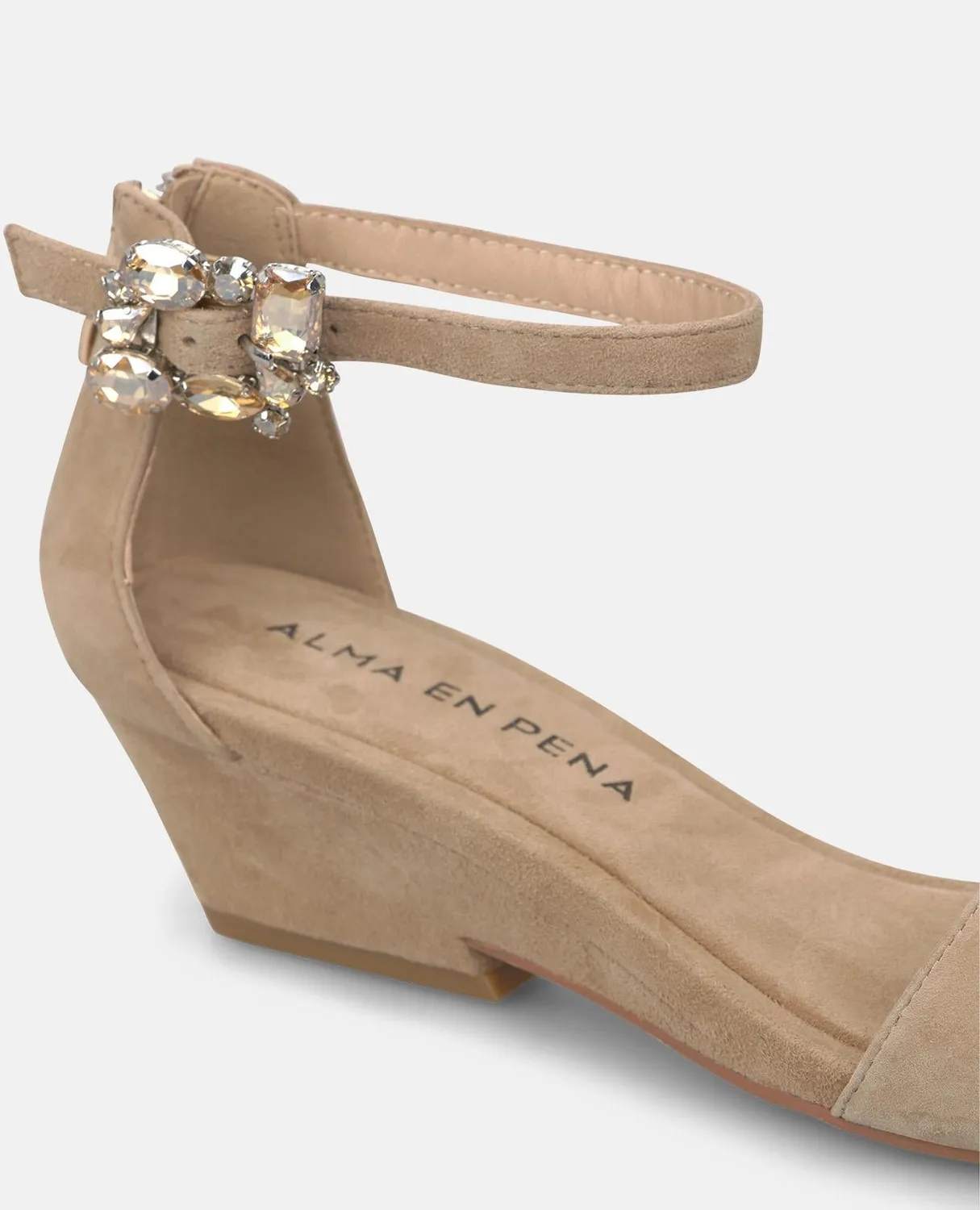 Alma en Pena V260780 sandales talon cuir sable