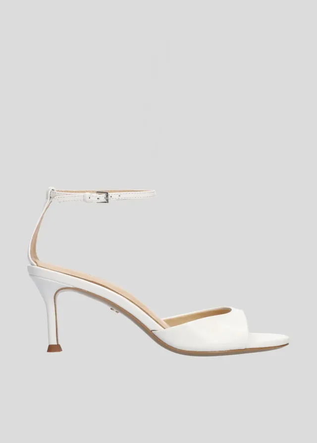 Lola Cruz Brandi Sandal 65 sandales blanc cuir