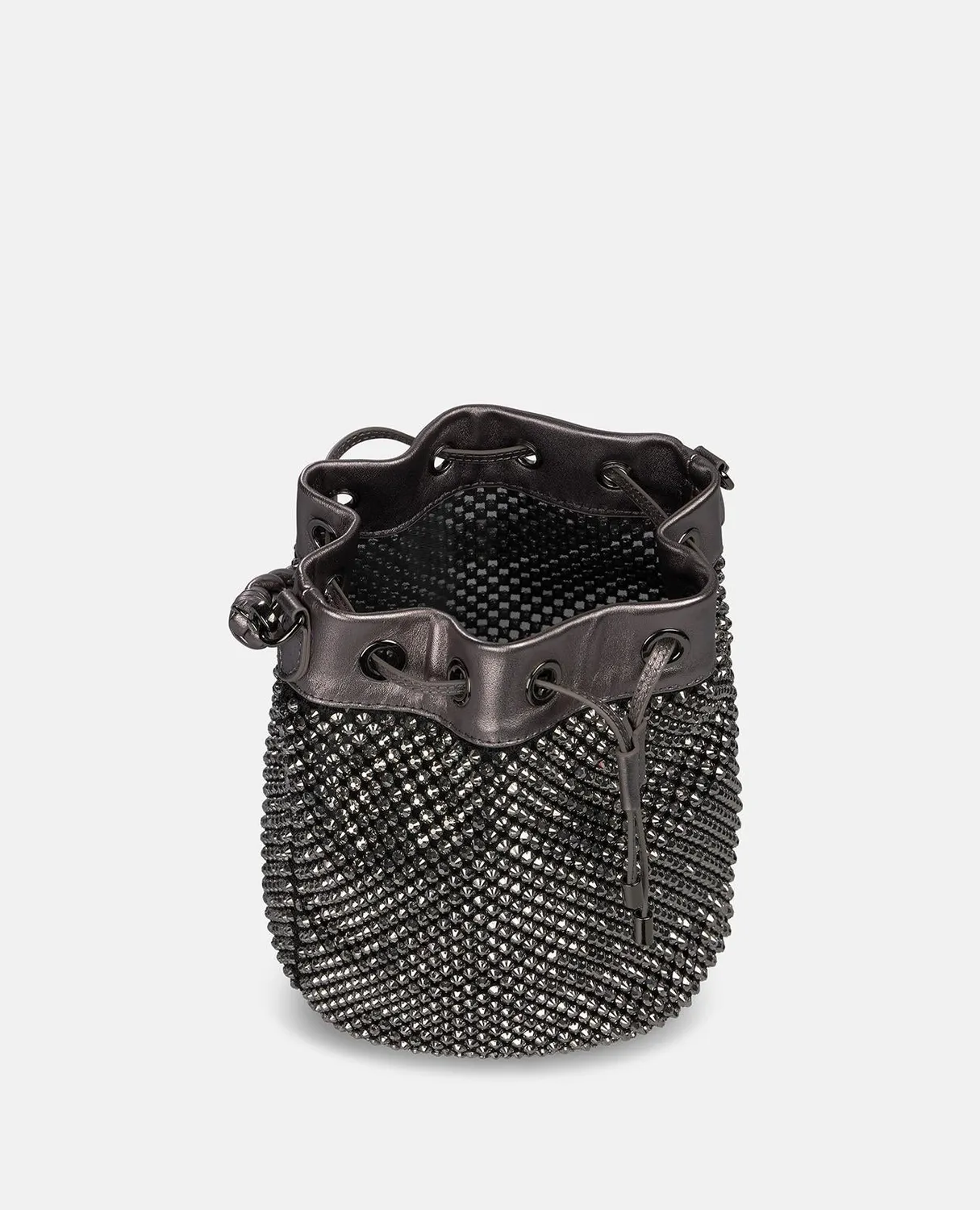 Alma en Pena Diva BG264 sac seau argenté strass