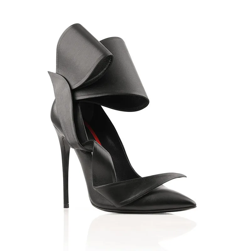 Maison Ernest Jasmin 120 escarpins noir mat