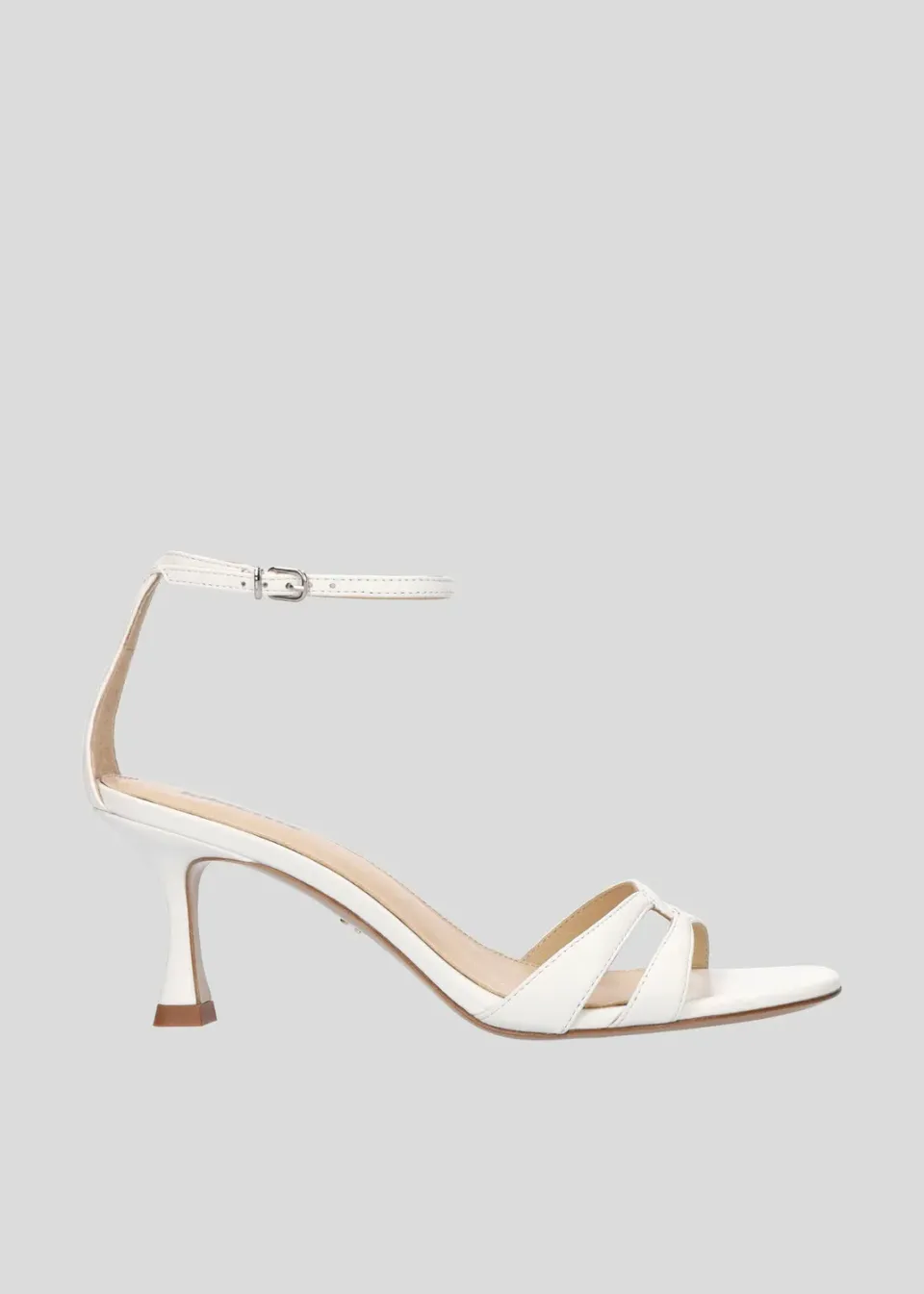 Lola Cruz Eleanor Sandal 65 sandales à talons blanc