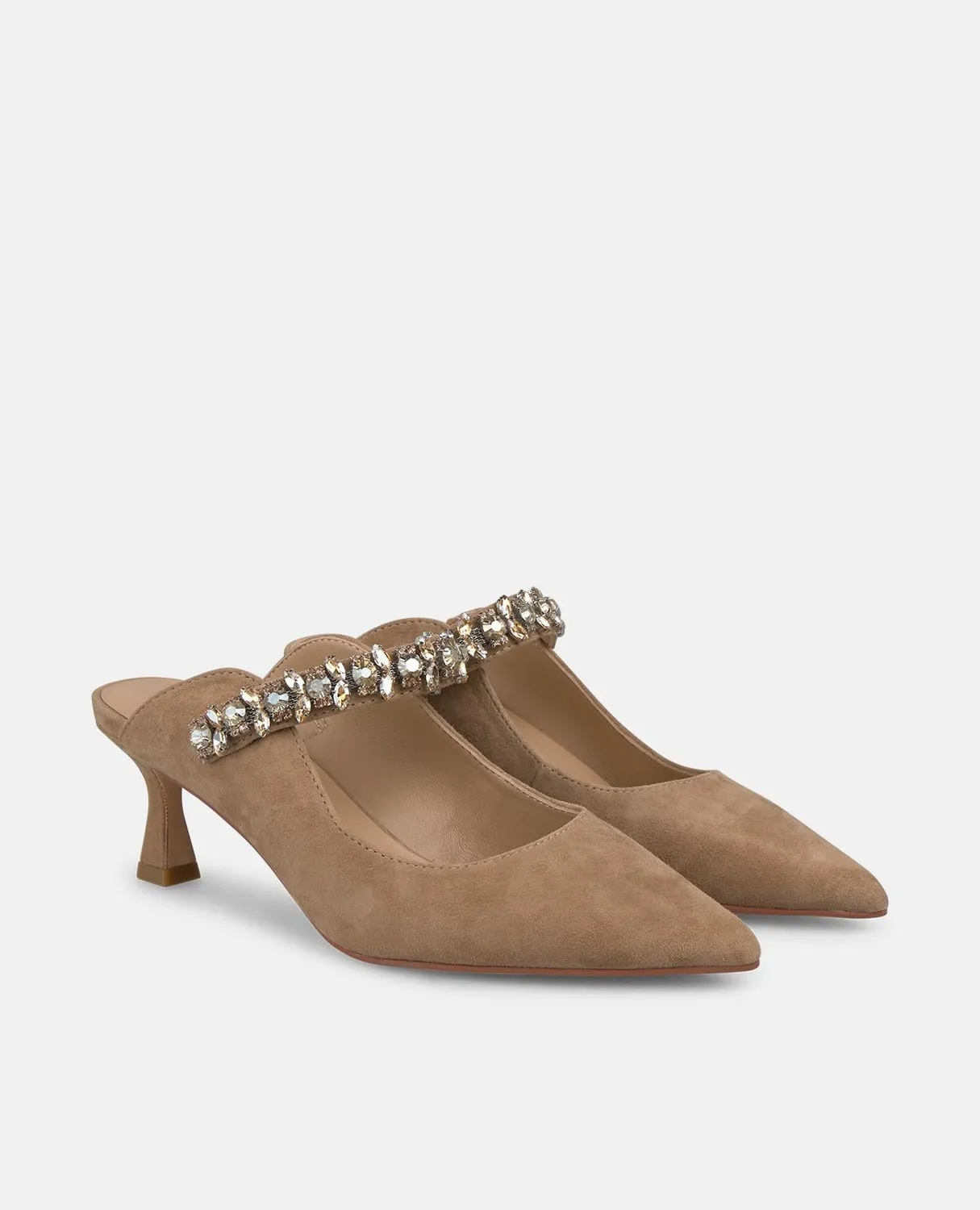 Alma en Pena I250508 escarpins slingback camel daim 6 cm
