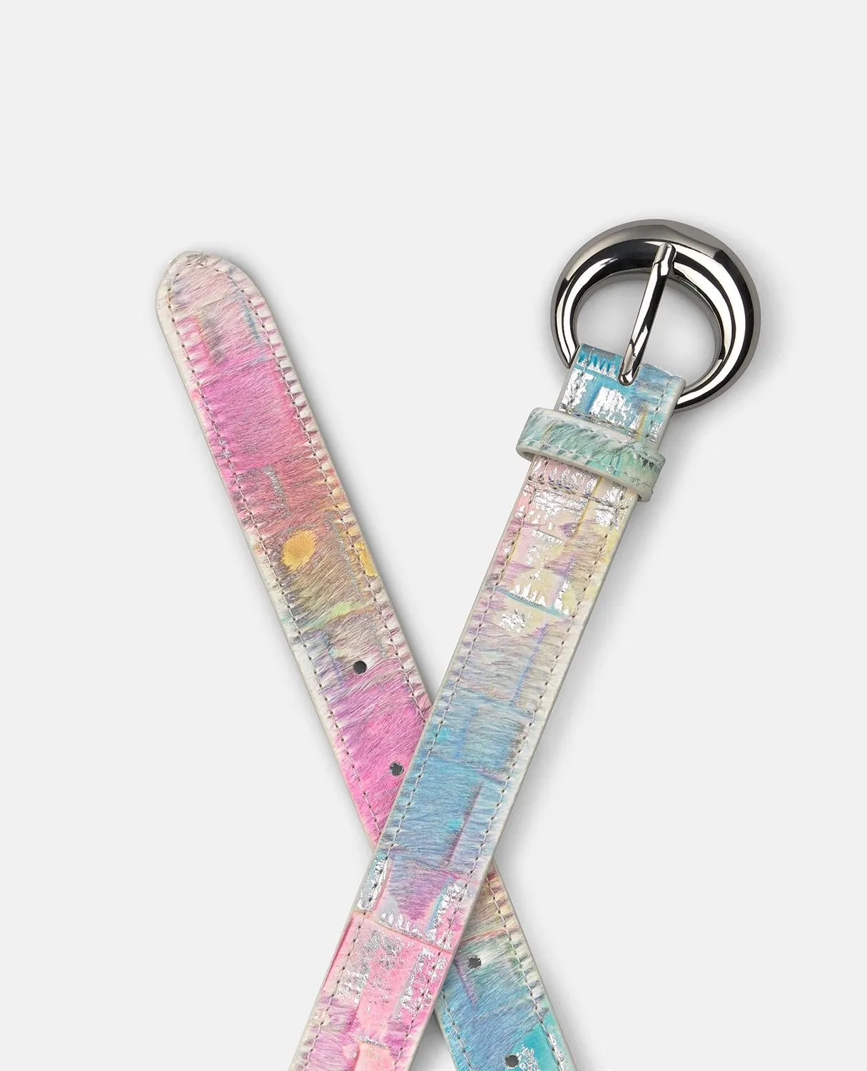 Alma en Pena V26CT019 ceinture cuir multicolore 3 cm