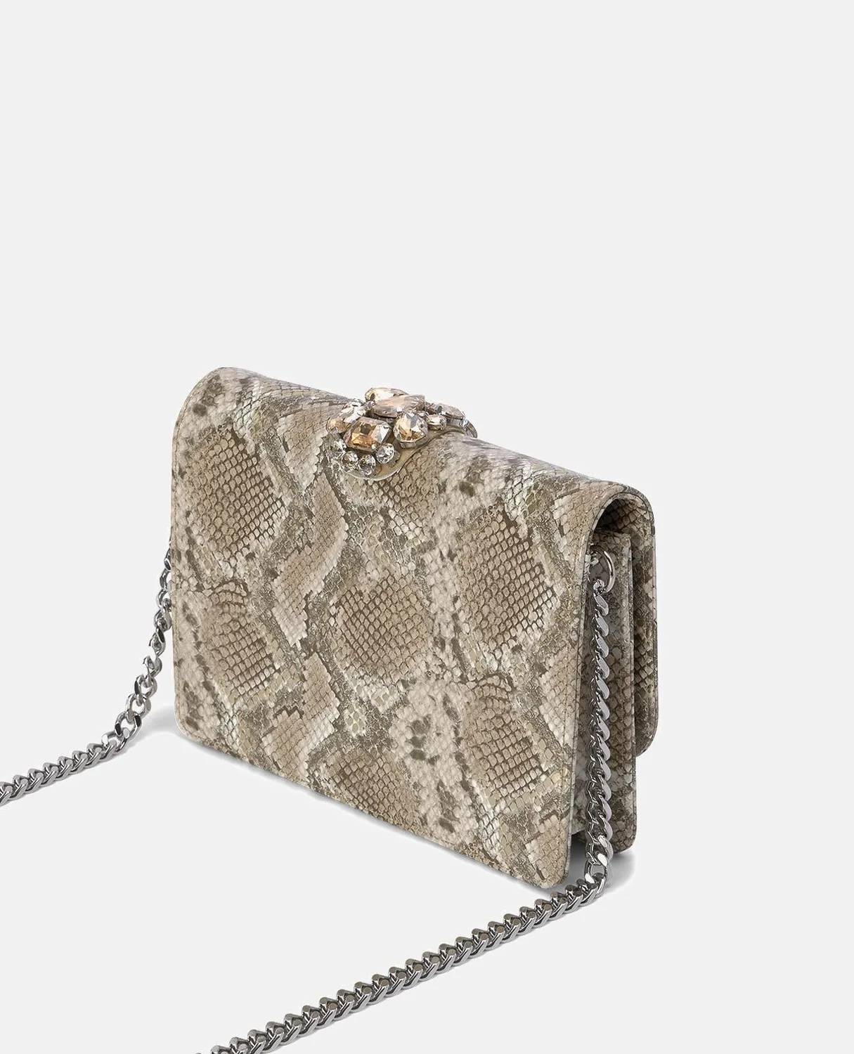 Alma en Pena BG104 sac bandoulière cuir vison serpent