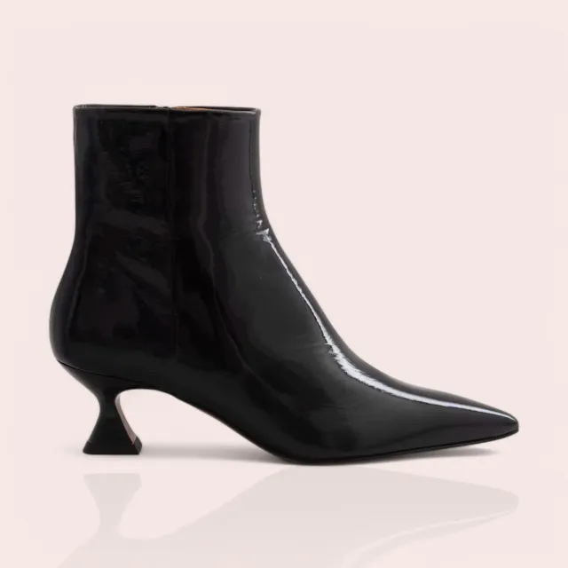Karine Arabian Dani bottines noir verni talon 50mm