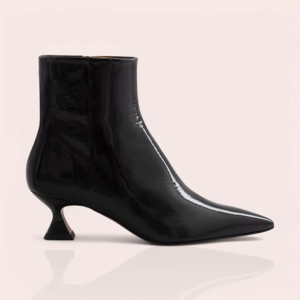 Karine Arabian Dani bottines noir verni talon 50mm