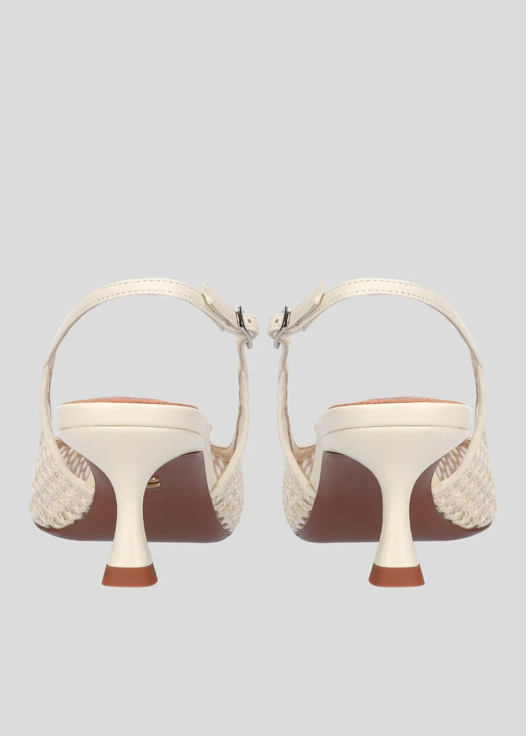 Lola Cruz Liana Pump 55 escarpins blanc cassé 5,5 cm