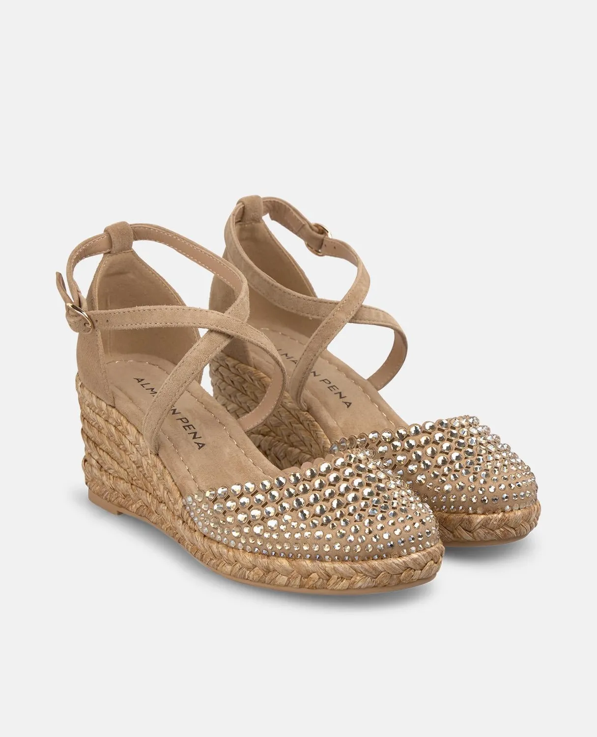 Alma en Pena V265693 espadrilles compensées sable